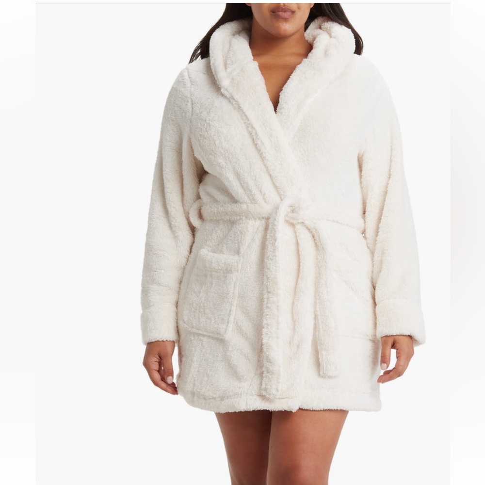 Honeydew snug bug high pile fleece Hooded robe